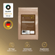 Pferdegold Haut & Fell Nachfüllpack 3kg in einer braunen Papiertüte mit deutschem Qualitätszeichen, Rückgaberecht und Vorteilssymbolen - perfekt für Pferde Fellpflege und Hautpflege.