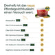Entdecken Sie die Vorteile von Pferdegold® Muskeln 2.0 für Muskelaufbau beim Pferd mit leicht verständlichen Icons und Produktbild oben rechts. Ideal als Pferdefutter - jetzt 50% auf den 2. Eimer sichern!.