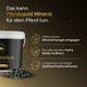 Die Pferdegold® Putzbox Bundle Deluxe von Pferdegold® enthält Pellets und Vorteile für Pferde, die in deutscher Sprache auf einem gold-braunen Hintergrund dargestellt sind.
