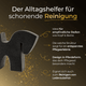 Pferdegold® Putzschwamm in Pferdeform, ideal für empfindliche Reinigung und Lederpflege, mit goldenen Akzenten.