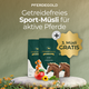 Holen Sie sich drei Beutel Pferdegold® 3 für 2 - Goldmüsli Sport Getreidefrei und erhalten Sie den dritten Beutel gratis dazu (Angebot).