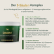 Pferdegold® Verdauungsbalance ist ein getreidefreies Müsli, das die Darmgesundheit empfindlicher Pferde aufbaut, erhält und stärkt – und mit seiner innovativen 3-Säulen-Formel das Verdauungsgleichgewicht unterstützt.